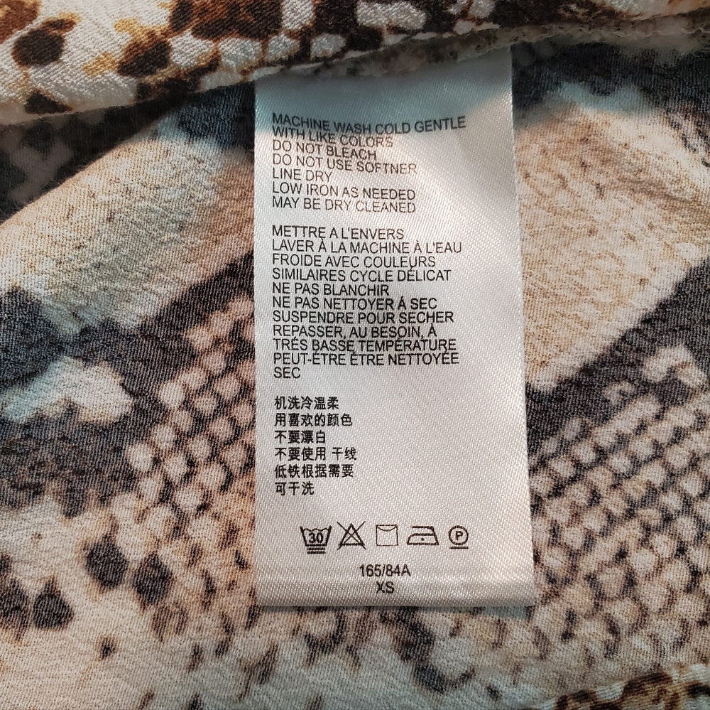 Anthropologie Maeve Python Snake Print V-Neck Pul… - image 4